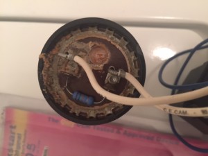 capacitor caused fortunately