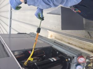 finding an air conditioning coolant leak